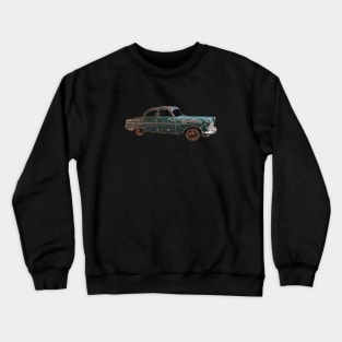 Vintage classic green car Crewneck Sweatshirt